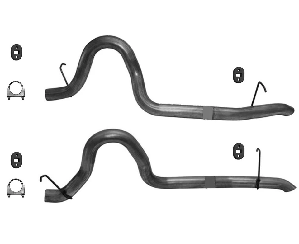 Подходит для Ford Mustang GT 5.0 1986-1993 годов выпуска комплект высокопроизводительных задних труб - Изображение 1 из 4