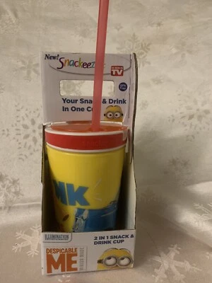 Snackeez Despicable Me 2 in 1 Snack & Drink Cup New - Image 1 of 2