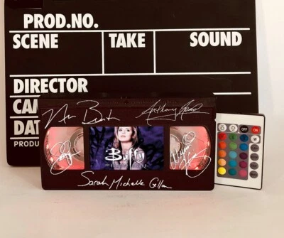 恐怖 VHS 灯,Buffy The Vampire Slayer VHS 录像带,万圣节,恐怖电影灯 — 第 1/4 张图片