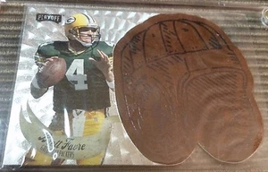 1997 Playoff Contenders Leather Helmets #3 Brett Favre Green Bay Packers - Foto 1 di 6