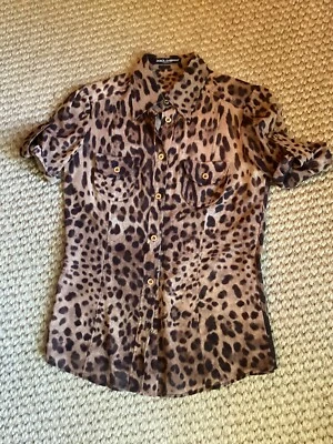 BLUSA ESTAMPADO LEOPARDO DOLCE AND GABBANA Foto 1 de 4
