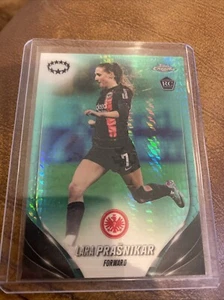 2024 Topps UEFA Women’s Champions Lara Prasnikar Teal Wave Rookie - Picture 1 of 4