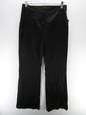 Pantalones Tahari Mujer 6 Negro Charlie Acampanado Clásico Pantalones Noches NUEVO Foto 1 de 4