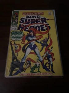 Marvel Super-Heroes #15 (Marvel 1968) Schlüssel 1. Solo-Auftritt der Medusa! Sehr guter Zustand - Bild 1 von 6