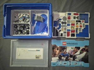 Lego 9686 Education Construction Base Set Simple Machine Incomplete As Is - Picture 1 of 4