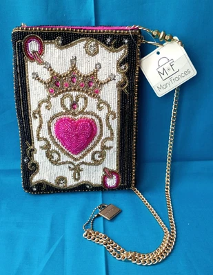 Mary Frances Deal Me In Crossbody Beaded bag/New W/Tags - Image 1 of 4