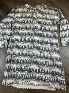 Vintage Big Dogs 100% Cotton Knit Sleep Dress Size Large/XL - Picture 1 of 6
