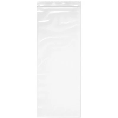 Plymor 6" x 15", 4 Mil Heavy Duty Zipper Reclosable Plastic Bags - Image 1 of 3