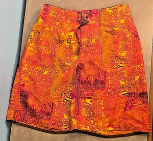 Arizona Jeans Co. Men's Orange Board Shorts Swim Trunks Size Large NEW no tags - Picture 1 of 7