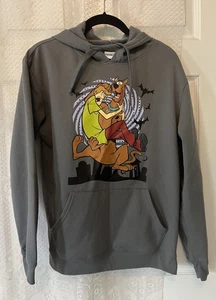 Scooby-Doo Shaggy Halloween Pullover Felpa con Cappuccio Grigio Unisex Medium M - Foto 1 di 6