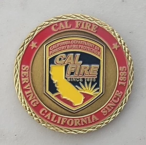 CAL FIRE - Challenge Coin - Picture 1 of 2