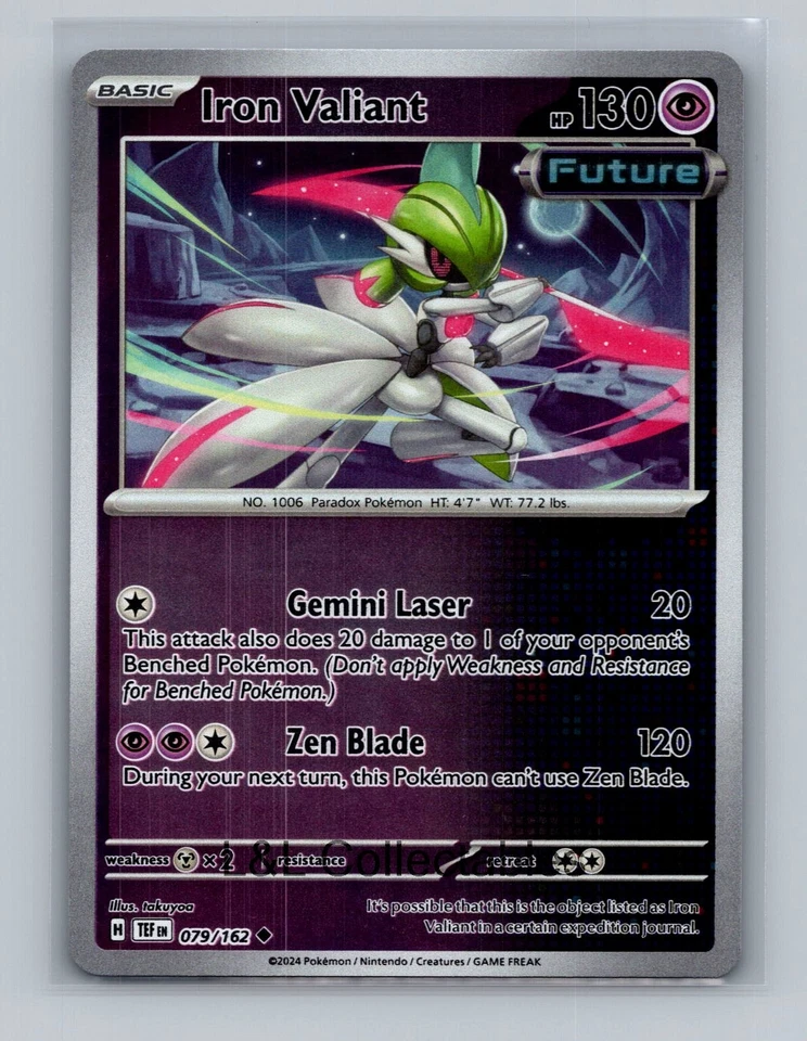 Iron Valiant #079/162 Uncommon SV05: Temporal Forces - Image 1 of 2