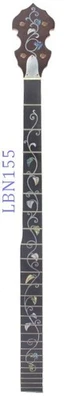 5 String Banjo Long Neck 25 frets Maple MOP Abalone Inlay LBN155 - Image 1 of 4