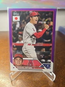 Edición Japón Topps 2023 - Shohei Ohtani #1 púrpura/50 🔥 - Imagen 1 de 4