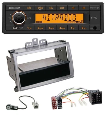 Continental 1DIN DAB MP3 AUX USB Autoradio für Hyundai i20 (08-11) Ablagefach - Bild 1 von 4