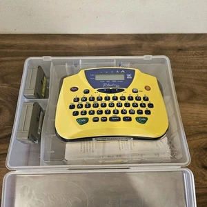 Brother P-Touch 65 Label Maker In Official Case - Yellow Working  - Picture 1 of 9
