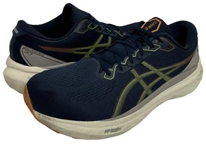 Asics Kayano 30 Hombres 13 Zapatos de Correr de Carretera de Apoyo Azul Amarillo - Imagen 1 de 9