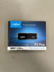 Crucial P3 Plus M.2 2280 500 GB PCI-Express 4.0 x4 NVMe 3D NAND solido interno st - Foto 1 di 3