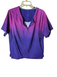 Womens Koi Multicolor Pullover 100% Polyester Nursing Scrubs - Picture 1 of 3