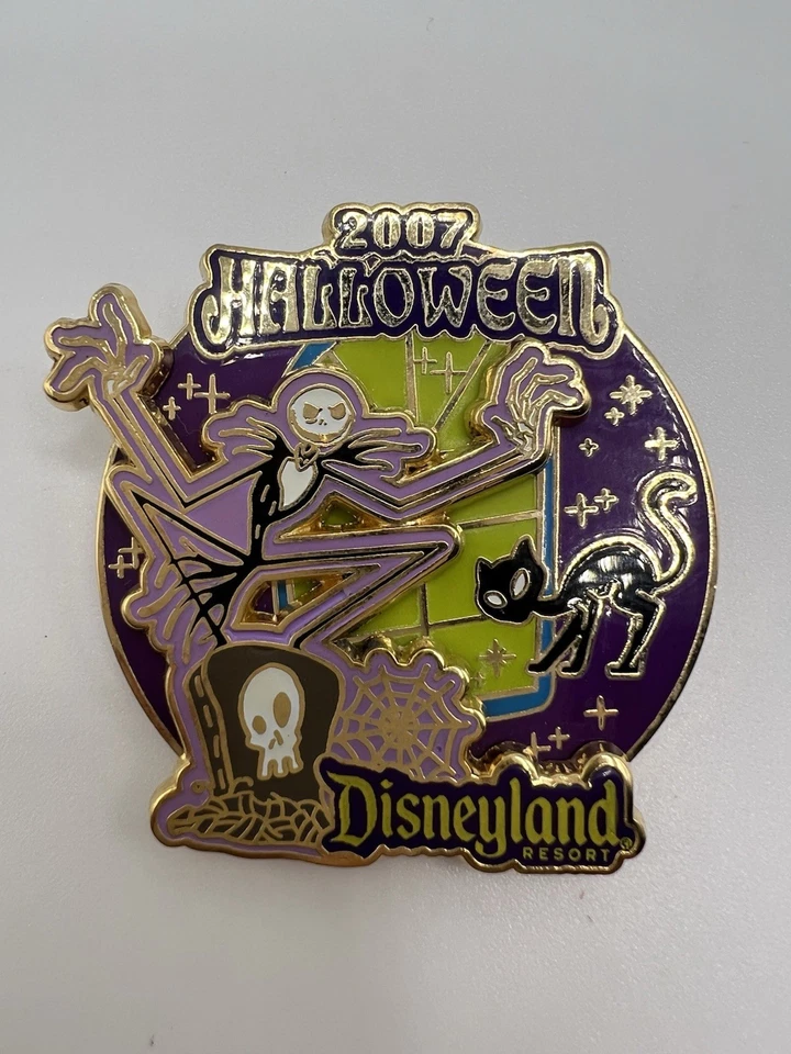 Prendedor Jack Skellington 2007 Disney Disneyland Halloween LE 1000 AP prueba de artista Foto 1 de 4
