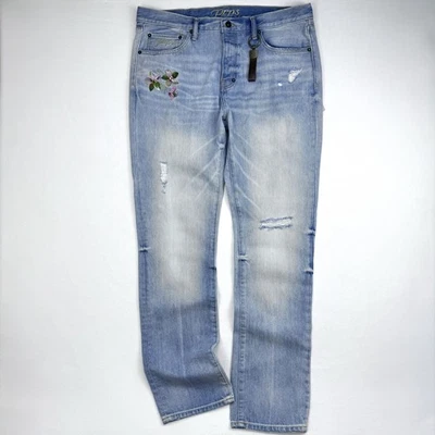 PRPS Demon Jeans Mens Size 36 (Actual 38x34) Slim Straight Fit Blue - Image 1 of 4