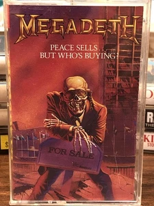 1986 - Megadeth - Peace Sells But Who's Buying - Cassette Tape - Heavy Metal - Imagen 1 de 5