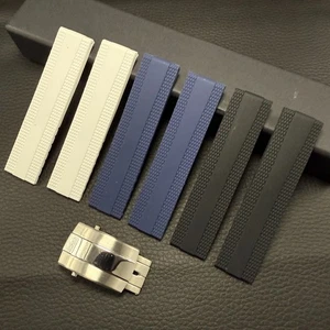 Uhrenarmband für Breitling Superocean Avenger Heritage 20mm 22mm Kautschuk + Schließe - Bild 1 von 19