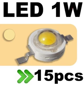 533/15# LED 1W Blanc chaud --- 15pcs - Bild 1 von 1
