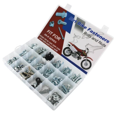 Fit For Honda XR600R 1985-2000 XR650R 2000-2006 330pc Plastics Bolt Kit Bodywork - Image 1 of 4