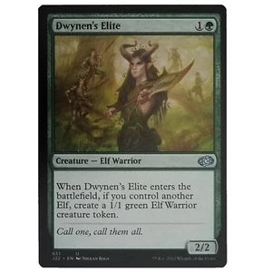 x4 Dwynen's Elite J22 Playset MTG M/NM Uncommon Green Creature Elf Warrior TCG - Picture 1 of 3