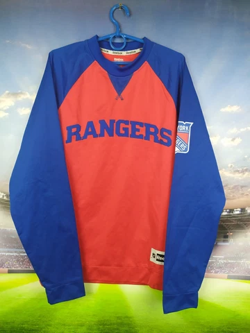 New York Rangers Pullover Hockey SMALL Sweater Reebok Cover