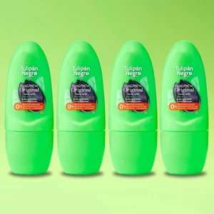 Tulipan Negro Roll-On Deodorant, 1.7 fl oz– Aluminum & Paraben-Free, (4-Pack) - Picture 1 of 7