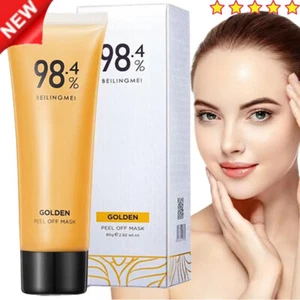 Gold Foil Peel-Off Mask - 98% Beilingmei Gold Face Mask, for Wrinkles-2024 US - Picture 1 of 11