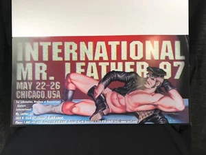 Original International Mr. Leather Poster 1997 IML Chicago, Kunst von Etienne  - Bild 1 von 4