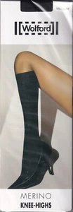 Mi-bas WOLFORD MERINO coloris Mocca. Taille M. Wool knee-highs. - Bild 1 von 3