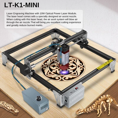 LASER TREE K1 Mini Laser Power 10W Laser Engraving Cutting Machine Wood DIY Tool - Image 1 of 4
