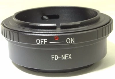 Canon FD to Sony NEX E Lens mount adapter 5R 5N ILCE a6000 a6400 a6600 cameras