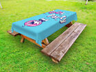 Pool Party Outdoor Tablecloth Funny Dog Stars Pool
