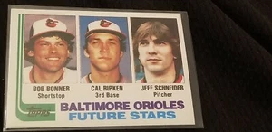 CAL RIPKEN JR HOF LEGEND AUTHENTIC 1982 TOPPS ROOKIE CARD BLANK BACK RARE HOF - Picture 1 of 3