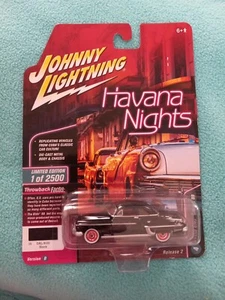Johnny Lightning Havana Nights 1950 Olds Rocket 88 2018 Version B Red Wheels - Picture 1 of 4