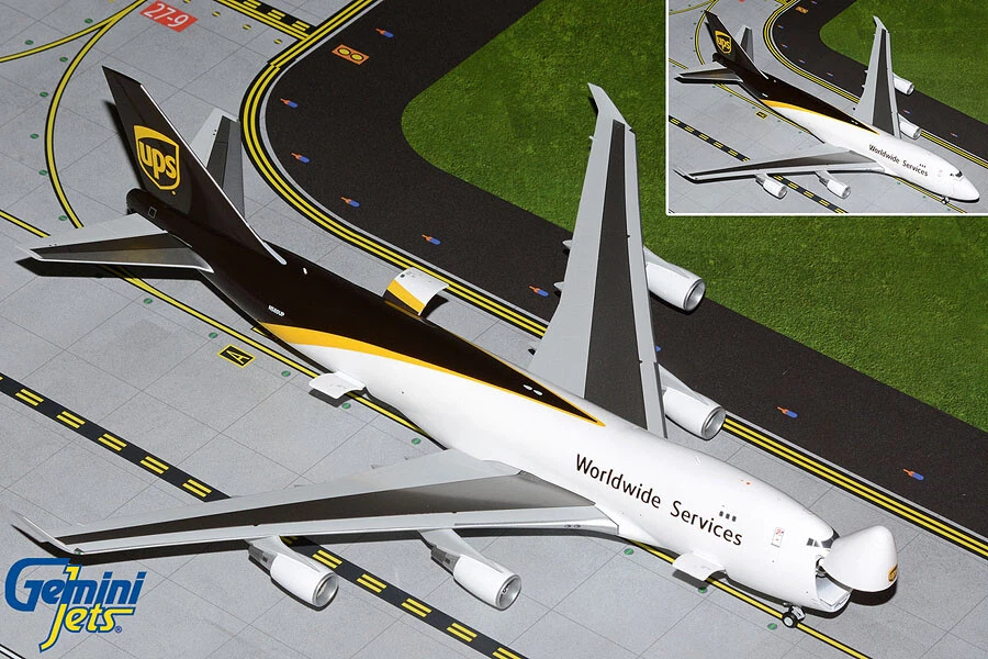 UPS Boeing 747-400F Doors Open/Closed Gemini Jets G2UPS932 Scale 1 200 IN STOCK