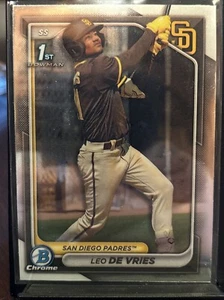 2024 Bowman Chrome Leo De Vries 1st Bowman RC Rookie Padres BCP-179 - Picture 1 of 2
