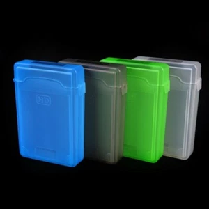 3.5'' IDE Hard Drive Disk Case Enclosure Cover Plastic SATA HDD Storage Box - Afbeelding 1 van 16