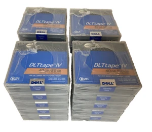 Lot of 20 DLT Tape IV 80GB Cartridge Media NEW - Afbeelding 1 van 5