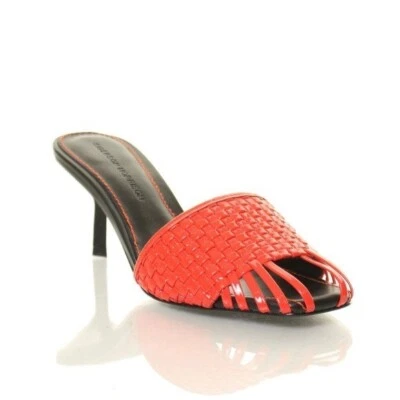 SIGERSON MORRISON Jara Specchio Mirror Sandal Heels Size 7 - Image 1 of 4