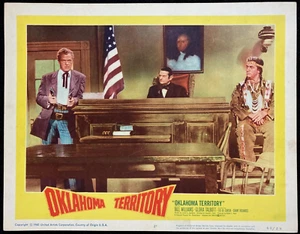 OKLAHOMA TERRITORIUM Orig Film Lobbykarte Poster Bill Williams OK Western - Bild 1 von 2