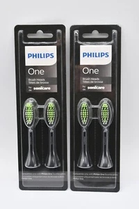 2 Lot Philips One by Sonicare 2pk Brush Heads Toothbrush BH1022/06 Replacement - Picture 1 of 2