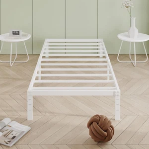 12 Inch Twin Bed Frames, Heavy Duty Metal Twin Platform Bed Frame, No Box Spring - Picture 1 of 9