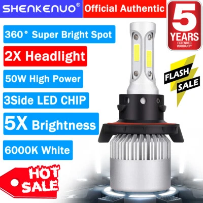 Bombillas de faros LED H13 para Ford F150 2004-14 F-250 F-350 Super Duty 2005-18 S2 Foto 1 de 4