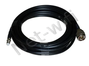 Cable Extensión 1m Para Antenas Wifi Inalámbrico Umts RF240 N-Male: Fme Femenino - Imagen 1 de 1